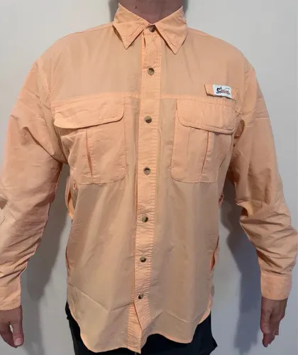 Camisa de pesca word wide sportsman importada comprada na Bass Pro Shops