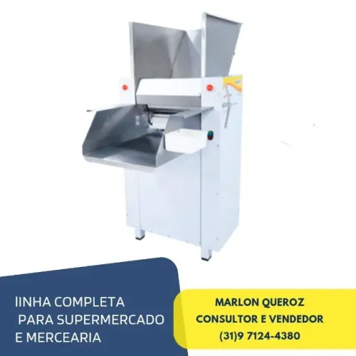 Cilindro de Massas Venâncio 2 Motores Novo Trifásico/Monofásico