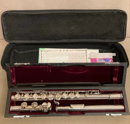 Flauta Yamaha 614 Prata maciça