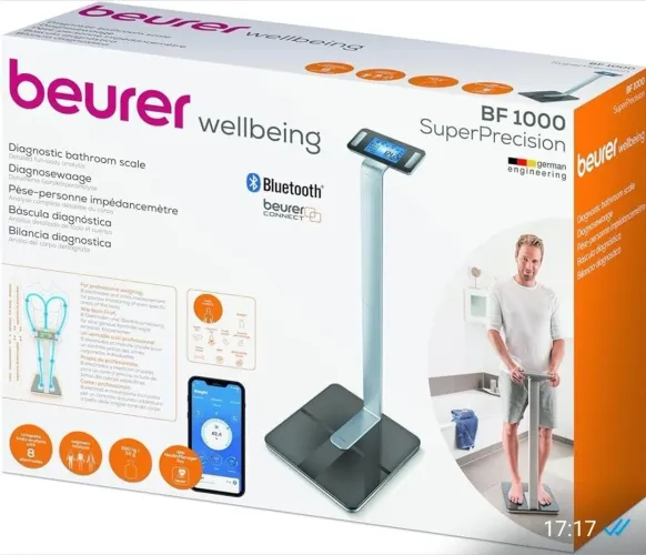 Balança Digital Beurer BF 1000 SuperPrecision - Bluetooth