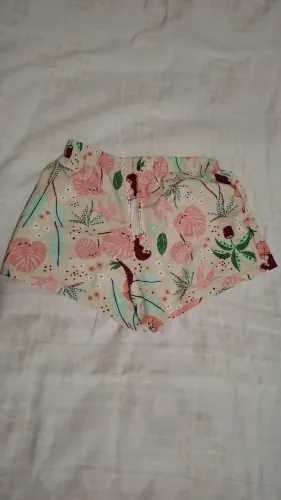 Shorts Infantil Estampado Floral