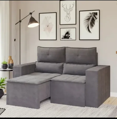 Sofá Retrátil e Reclinável Viena 1.60cm (Novo)