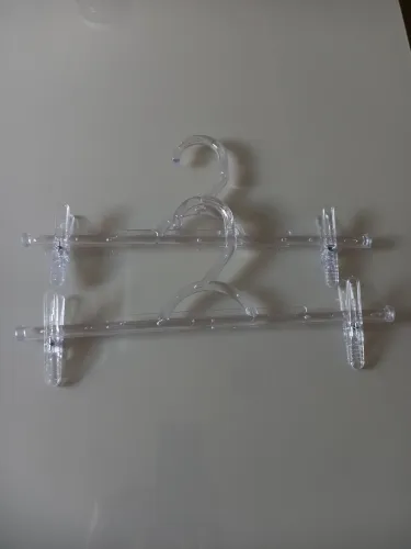 Cabide acrilico com presilha 10 por 30,00