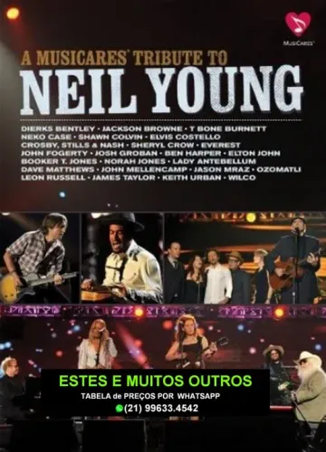 2 Dvds do Neil Young. Mais de 100 títulos disponíveis