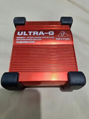 (SÓ HOJE)Direct Box Behringer Ultra-G GI100 (Adptado para fonte 9v)
