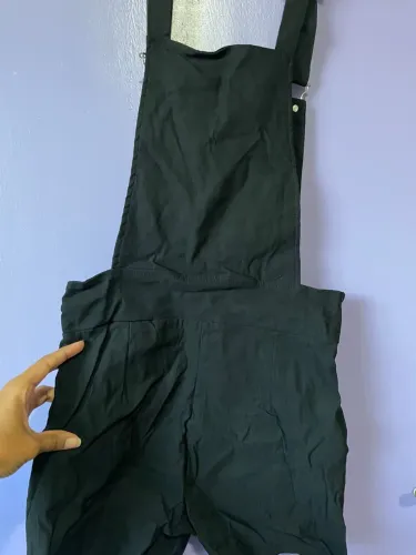 Macacão Jeans Preto