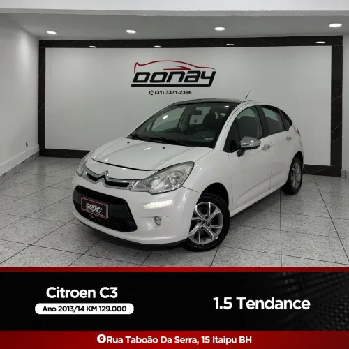 CITROEN C3 TENDANCE 1.5 16v FLEX CÂMBIO MANUAL