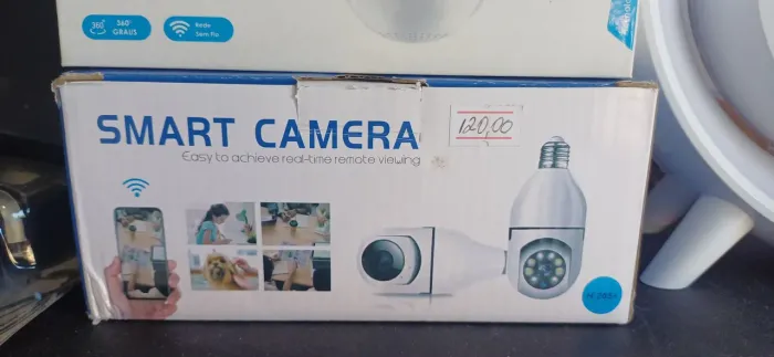 Câmera Smart Lâmpada Full HD - Visão Remota