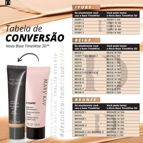 Base Mary Kay à pronta entrega!