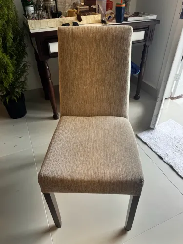 Cadeira Luxo Requinte Sala Jantar Estofada
