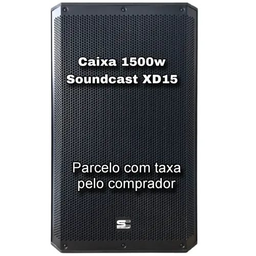 Caixa Ativa 15" 1500w Soundcast XD15