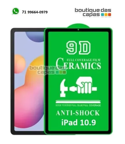 Película Fosca Cerâmica + sensível ao toque ipad 10.2, 10.9, ipad 9.7, iPad Pro 13 2024