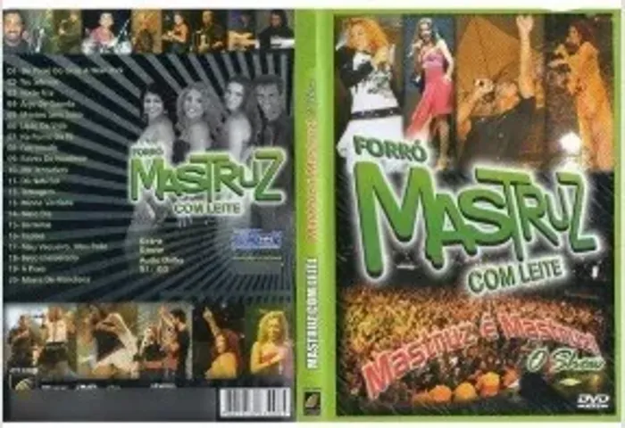 4 DVDs Musical Forró-Bandas-Mastruz com leite-Noda de caju-Limão com mel e Gatinha Manhosa