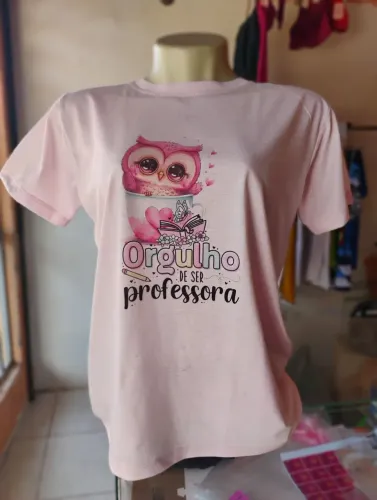 5 Camisa Personalizada PROFESSOR OU PROFESSORA 