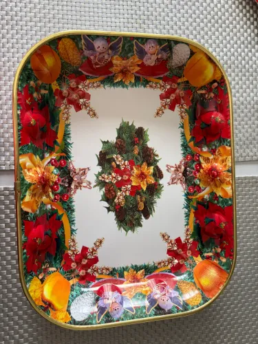 Bandeja de Natal nova