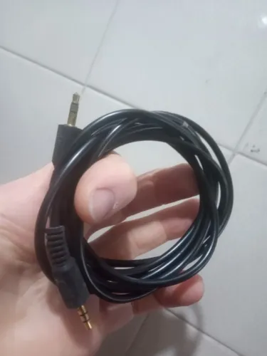 cabo áudio estereo P2 x P2 alta qualidade
