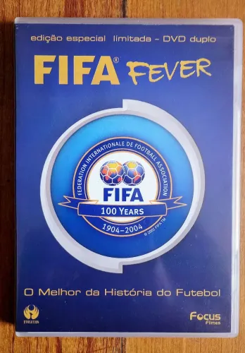 DVD duplo FIFA FEVER original<br>Novo, sem uso