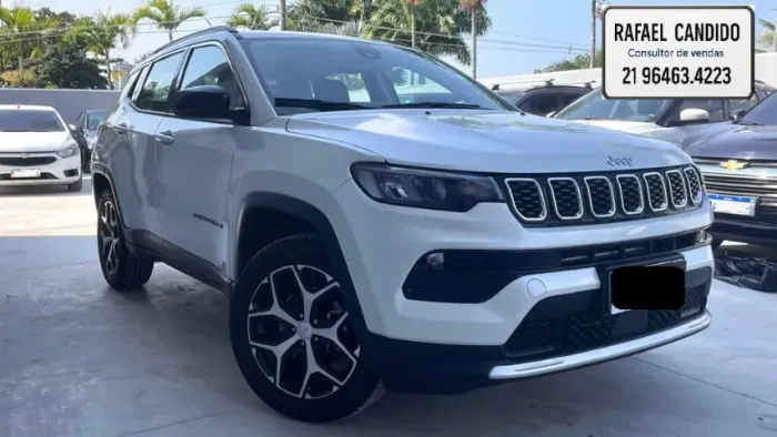 COMPASS LONGITUDE 1.3 TURBO 2025 - IMPECÁVEL / LOJA JEEP *CHAMA NO ZAP*
