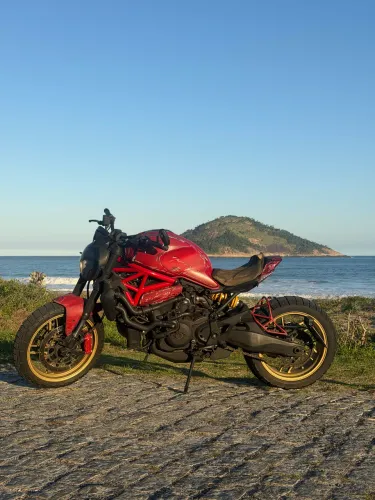 DUCATI MONSTER 821 ABS 2015 | PROJETO LIVRO DE ELI | EX FELIPE TITTO | 13 MIL KM