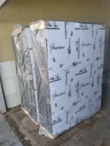 Cama box acoplada 5cm de espuma 
