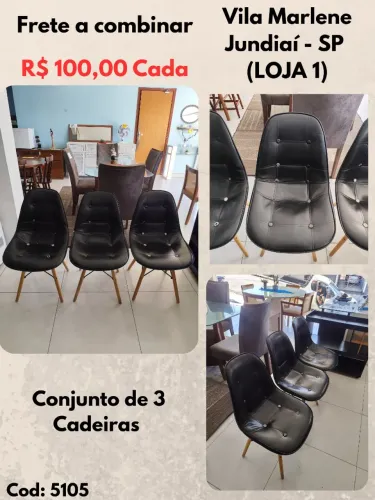 3 Cadeiras Eiffel R$ 100,00 cada
