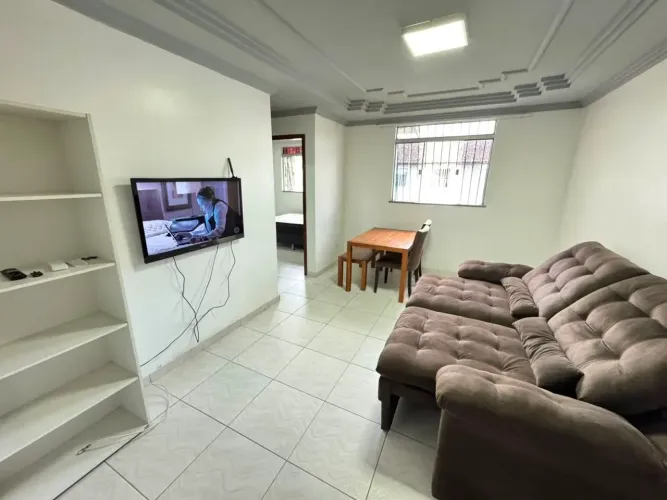 Alugo Mobiliado - Cond Sol Poente - Apto 54 m² 2 quartos com a vaga coberta