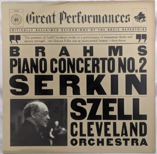 Concerto para Piano Nº 2 em Si Bemol Maior, Op. 83 com Rudolf Serkin e o Mo. George Szell