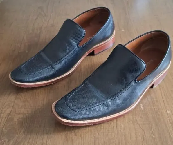 Sapato Mocassim Social Sport Fino Couro Legítimo Italiano Confortável Bigioni