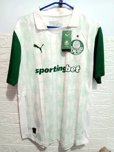 Camisa palmeiras branca 25/26 modelo jogador nova