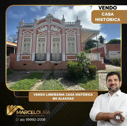 VENDO LINDA CASA HISTÓRICA EM ALAGOAS