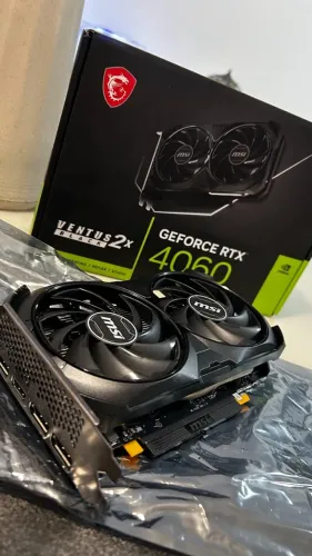 Placa de vídeo RTX 4060 - 8GB MSI Ventus 2x