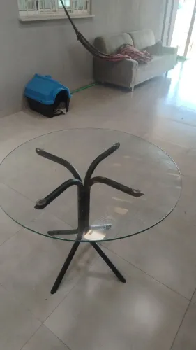 Mesa de vidro temperado