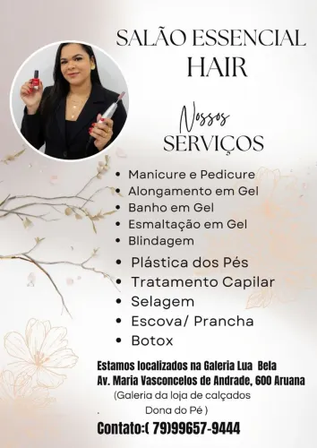 Serviço de salão de beleza