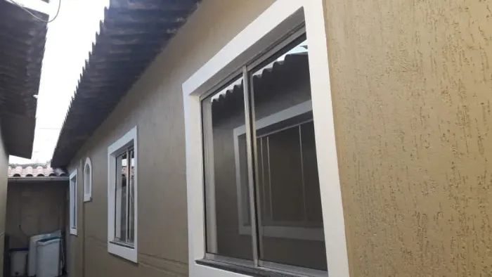 Molduras de cimento para portas e janelas