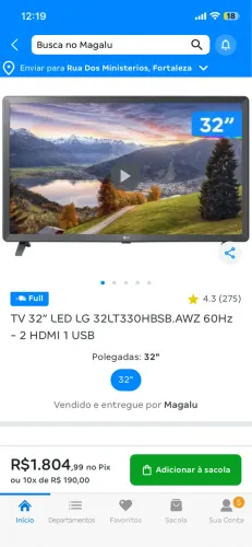 Tv Led Smart LG 32