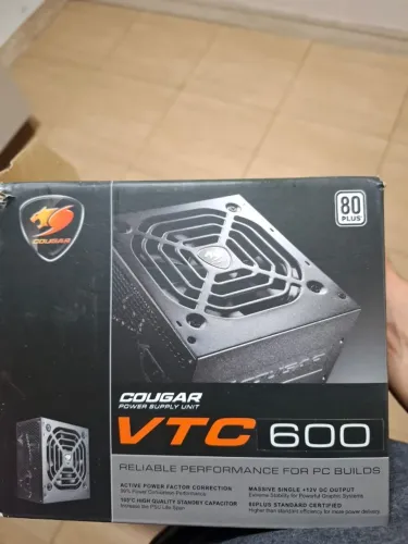 FONTE COUGAR 600W PLUS BRONZE