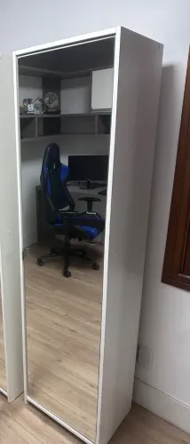 Sapateira 1 porta com espelho