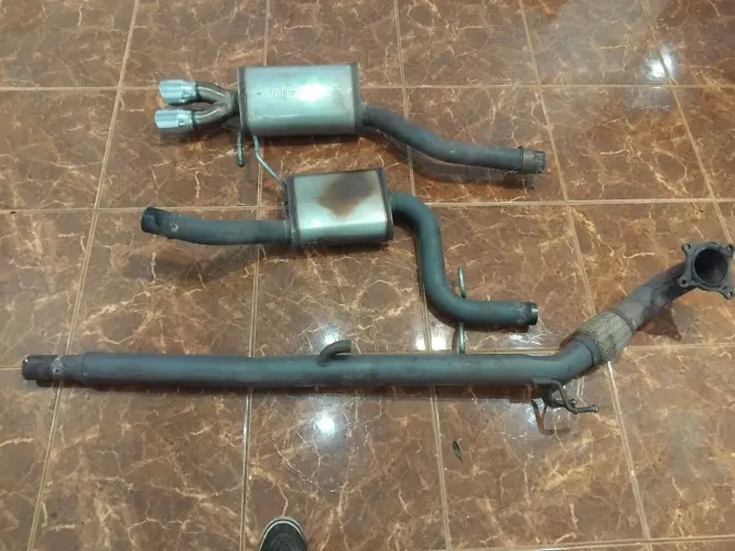 Escapamento esportivo Downpipe + Catback Magnaflow Inox - VW jetta passat audi fusca Tsi