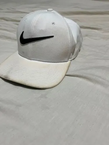 Boné Nike Aba Reta Branco, Original