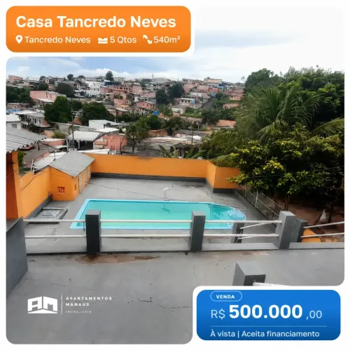 Casa Tancredo Neves - 5 Quartos (3 Suítes) - Tancredo Neves