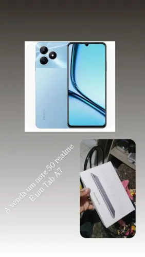 Tab A7 e um Note 50 Realme 