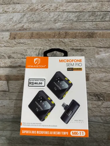 Microfone de lapela
