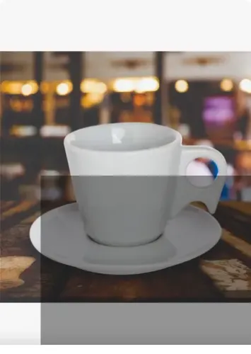 Jogo 6 Xicara Chá P/ Cafeteria com Pires 190 Ml Porcelana Branco Liso (quase doaçao n é)