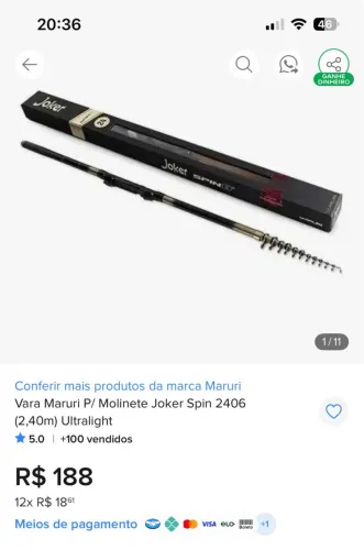 Vara telescópica Maruri