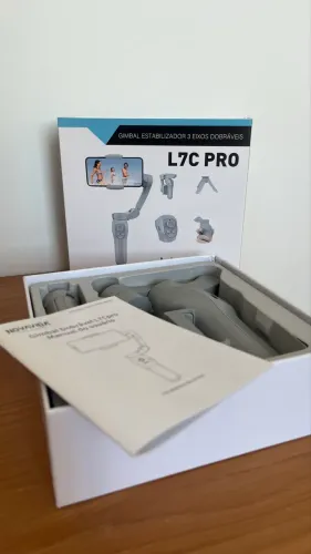 Gimbal Profissional L7c Pro De Celular Vertical Horizontal L