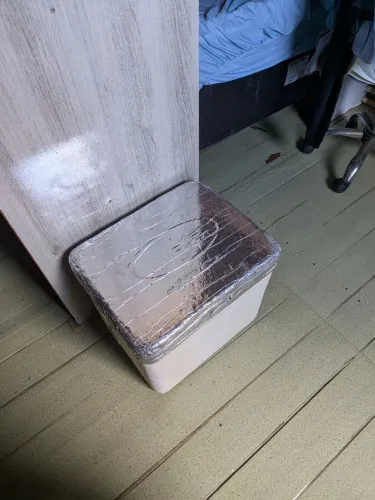 Isopor térmico laminado para entregador