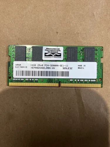 Memória ram 16gb