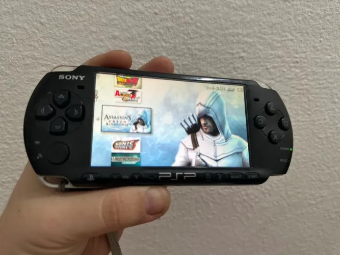 Videogame PSP Destravado  + Jogos Digitais + Capa + Carregador 
