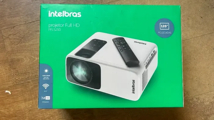 Projetor Intelbras PFL 5210 Full HD \ Seminovo \ Wi-Fi \ Completo