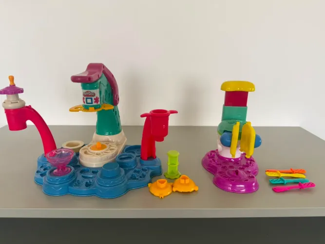 Playdoh máquina de sorvete e picolé (não incluso massinha)